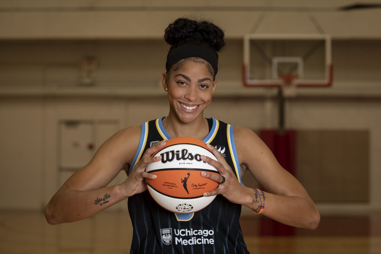 The Sky’s Candace Parker has been around the basketball world and back again, changing the game everywhere she goes.